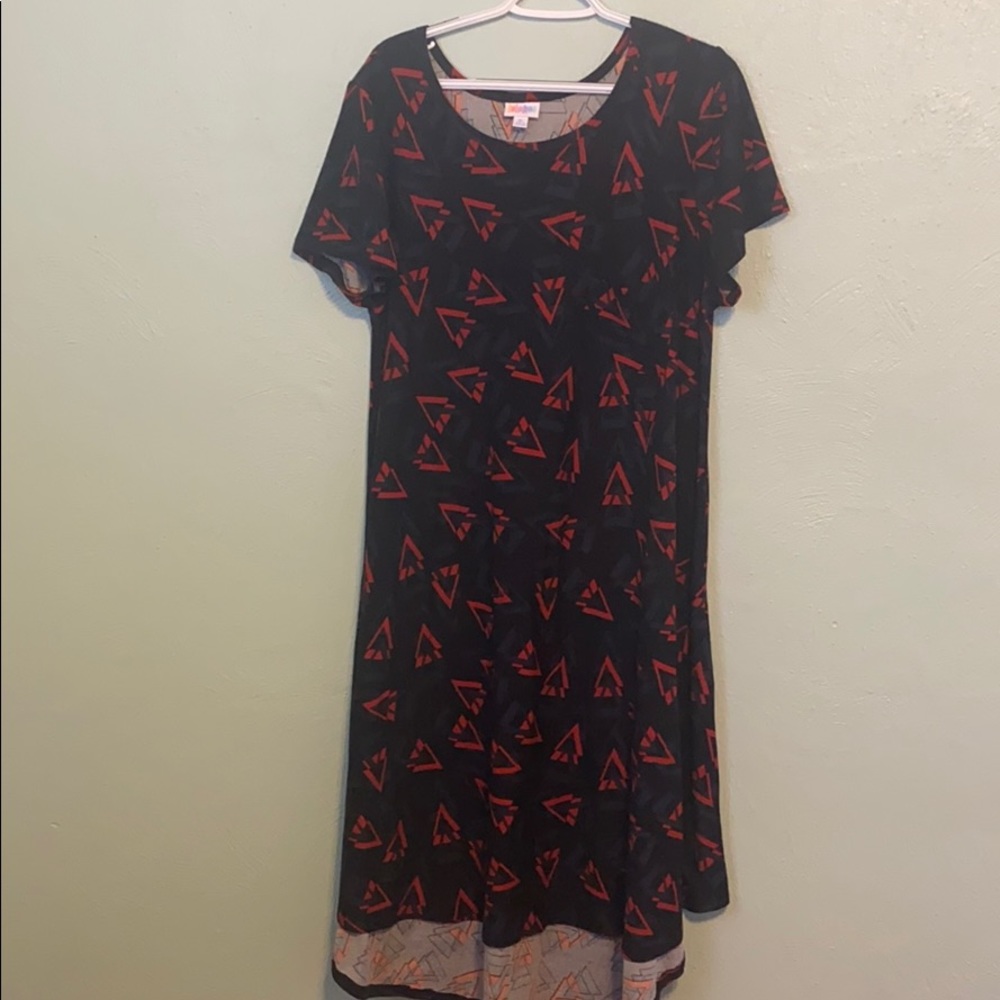 Lularoe printed Carly dress